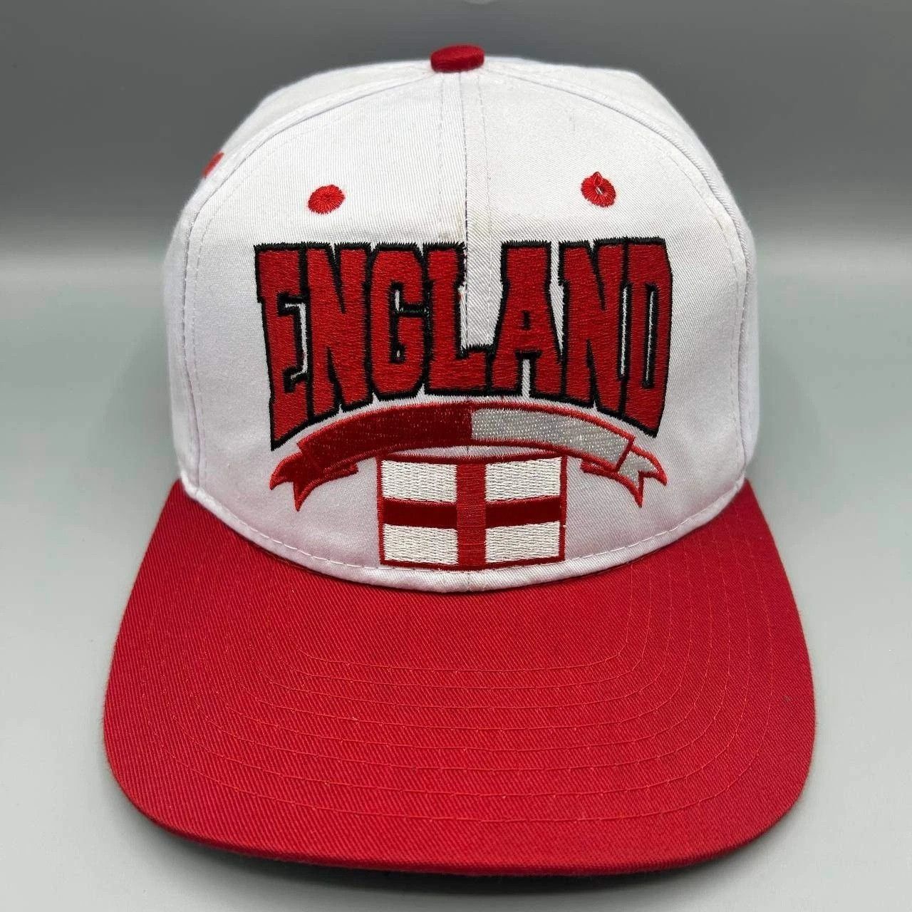 Other Vintage England Flag Hat Men Embroidered Eclipse Snap Back Size ONE SIZE - 1 Thumbnail
