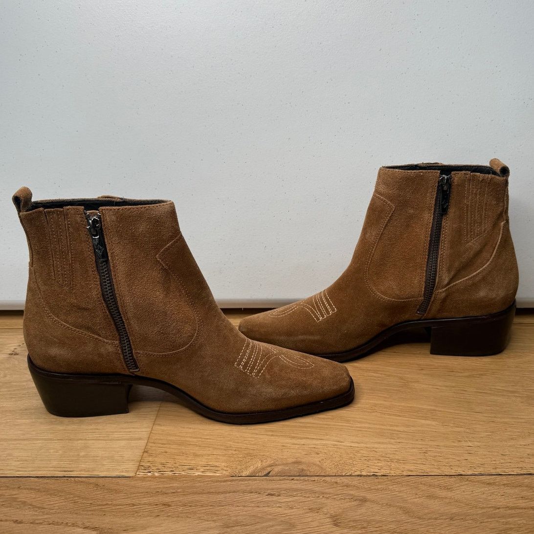 Donald Pliner NEW Donald Pliner Mona Calf Fringe Bootie Saddle Western Size US 9 / IT 39 - 8 Thumbnail