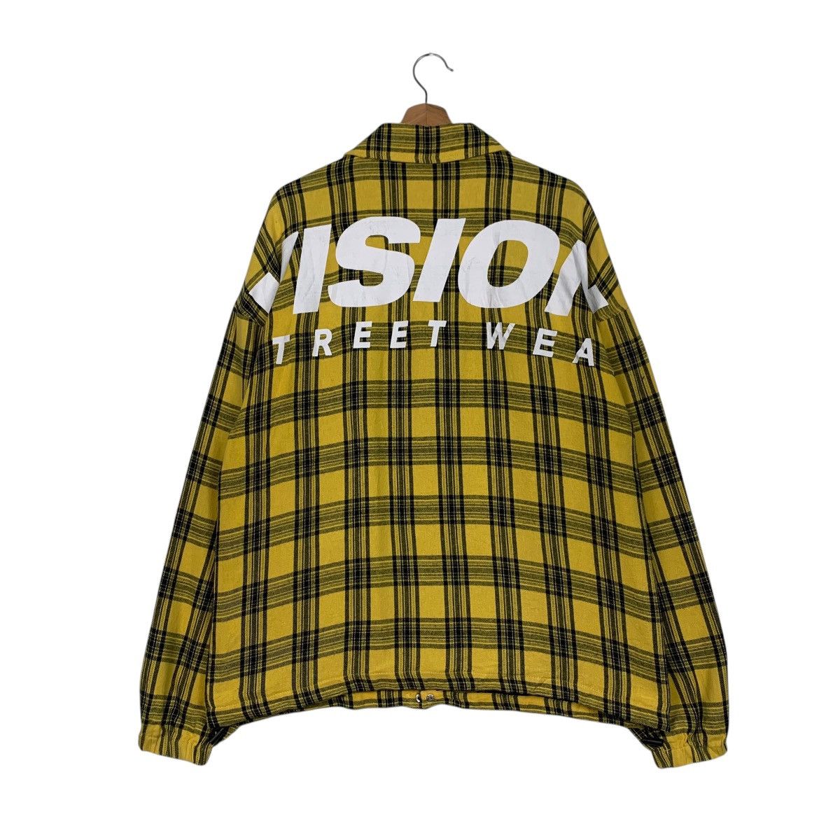 Vision Streetwear VISION STREETWEAR Big Logo Yellow Checked Jacket #1574-C70 Size US M / EU 48-50 / 2 - 1 Thumbnail