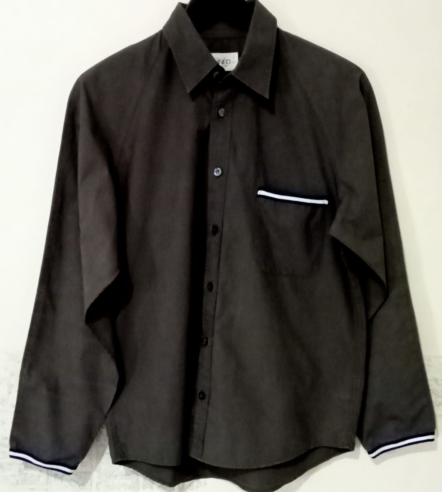 Japanese Brand Ined Homme by Yohji Yamamoto Long Sleep Button Up Size US M / EU 48-50 / 2 - 1 Thumbnail