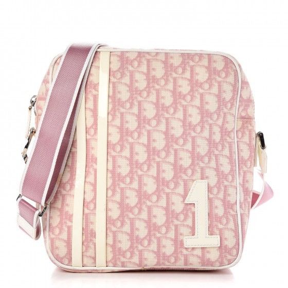 Dior Vintage - Dior Trotter Pink Monogram Slingbag Size ONE SIZE - 16 Thumbnail