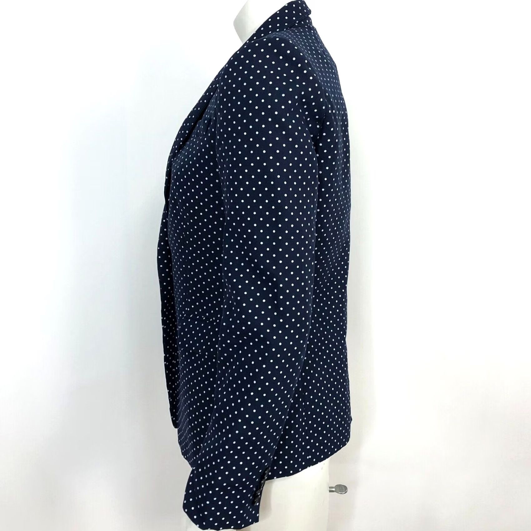 J.Crew J.Crew REGENT Blazer Jacket blue Polka Dot 100% Linen Button Business 4 Size S / US 4 / IT 40 - 3 Thumbnail