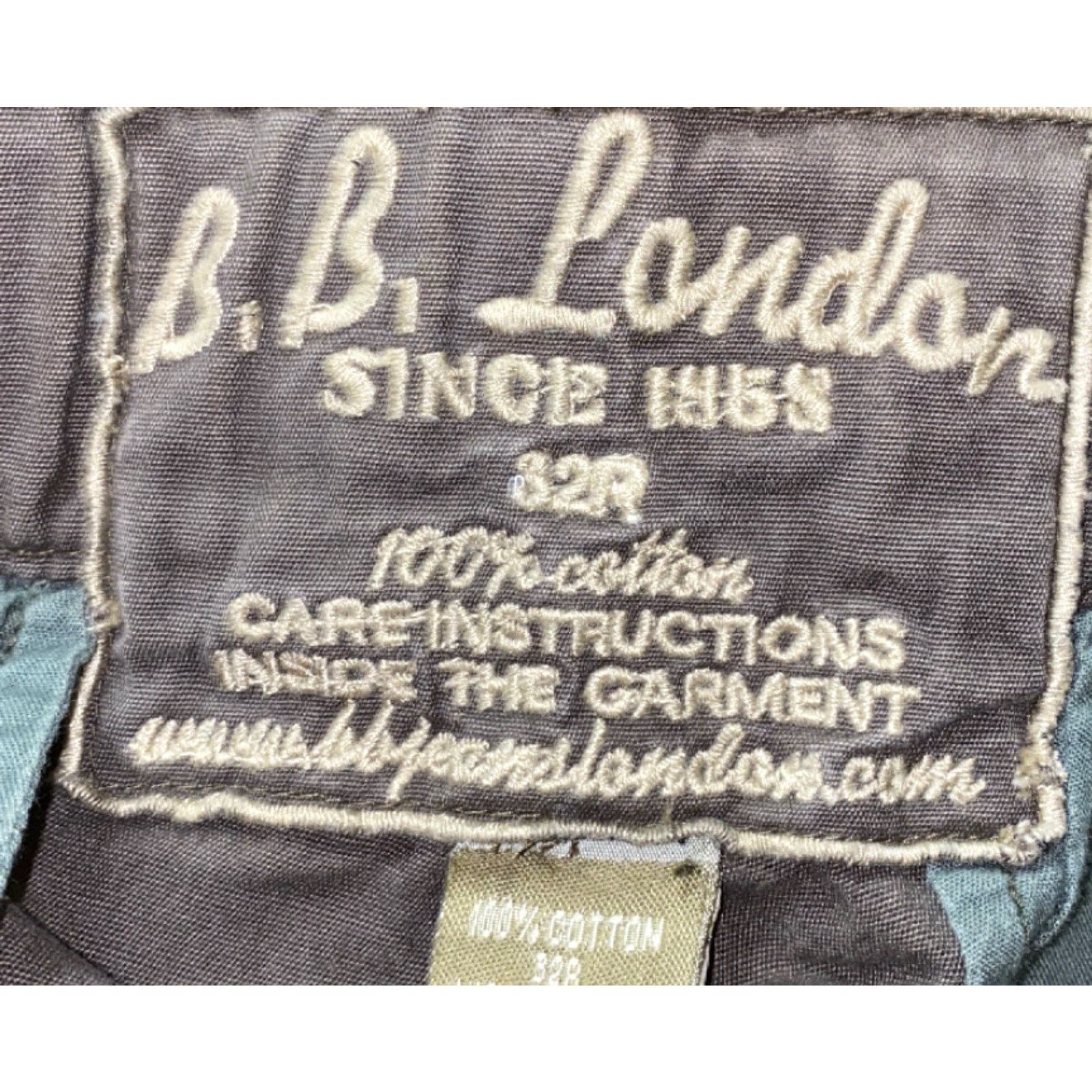 Vintage B.B. London Mens Brown Cotton Zip Fly Cargo Pants Size 34 Inseam 29 Inches Regular Front Flat Cargo London Mens Caro Jeans? Size US 34 / EU 50 - 6 Thumbnail