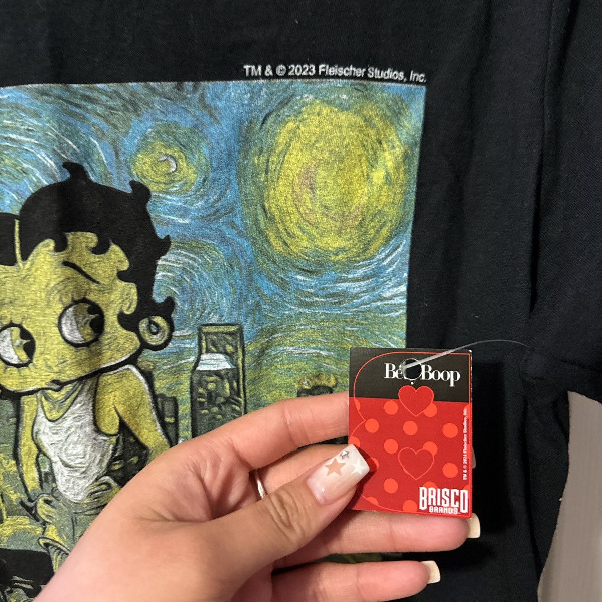 Other Black Betty Boop Van Gogh Shirt💋 Size M / US 6-8 / IT 42-44 - 2 Thumbnail