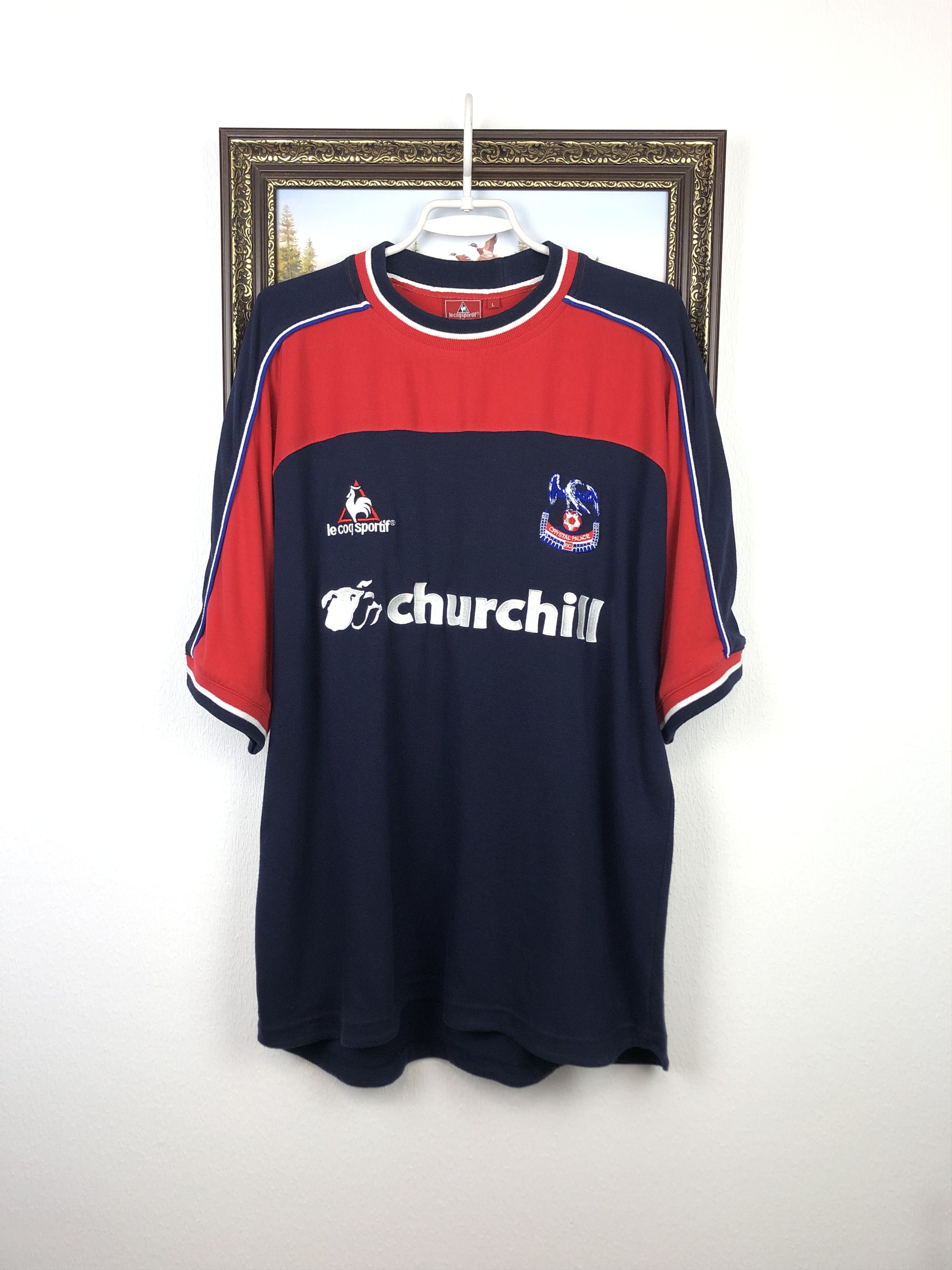 Vintage Vintage Crystal Palace Football Shirt Train Soccer Jersey Size US L / EU 52-54 / 3 - 1 Thumbnail