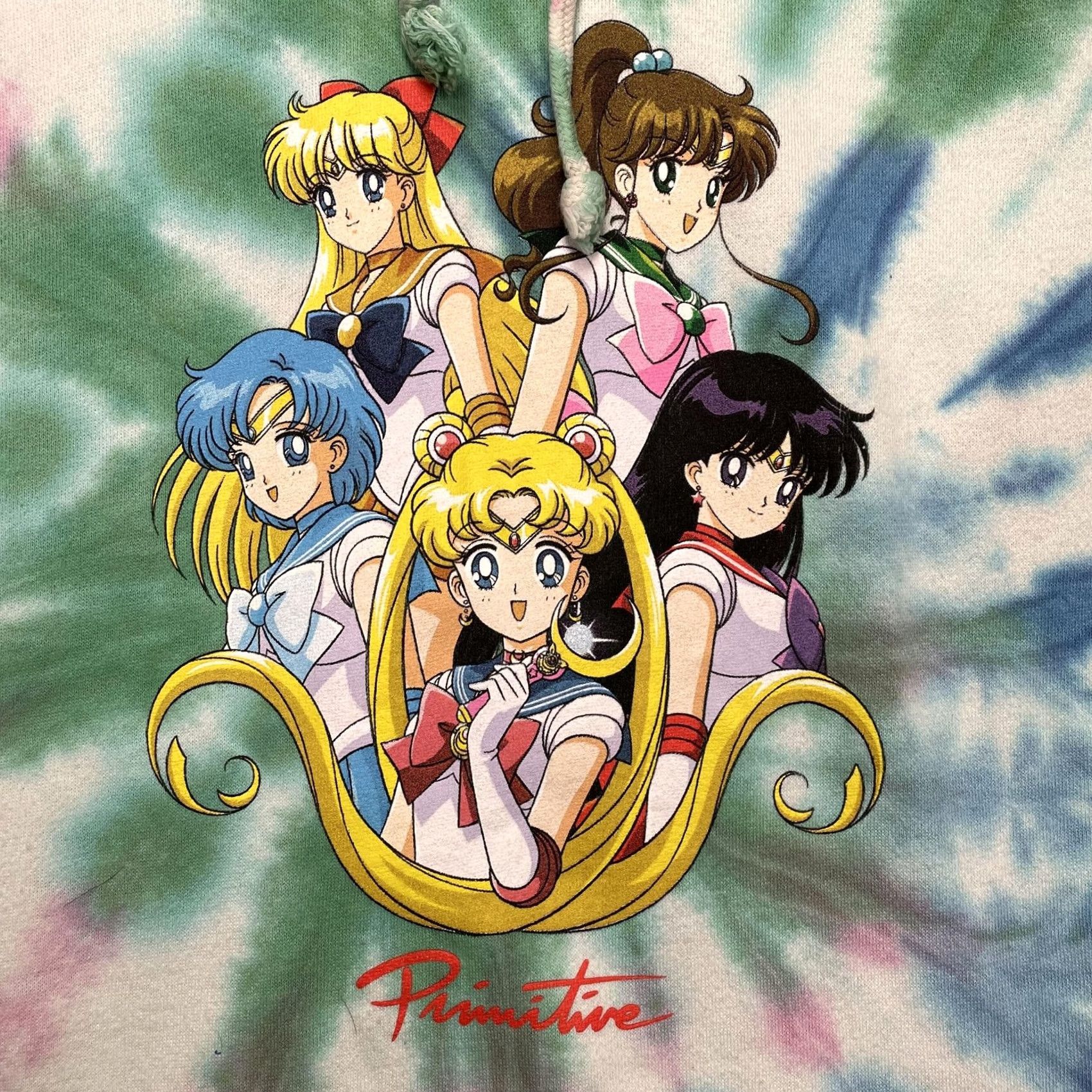 Primitive VINTAGE Primitive Hoodie Mens Medium Tie Dye Sailor Moon Anime Graphic Fleece Size US M / EU 48-50 / 2 - 2 Thumbnail