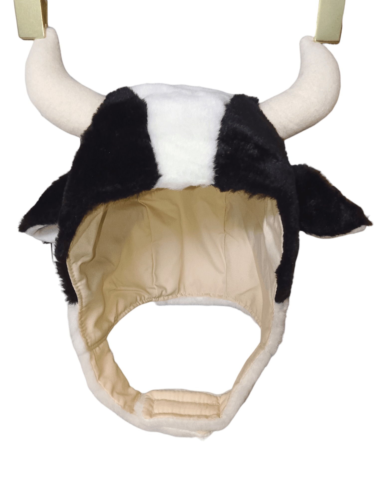 Cow Horn Fleece Animal Hat