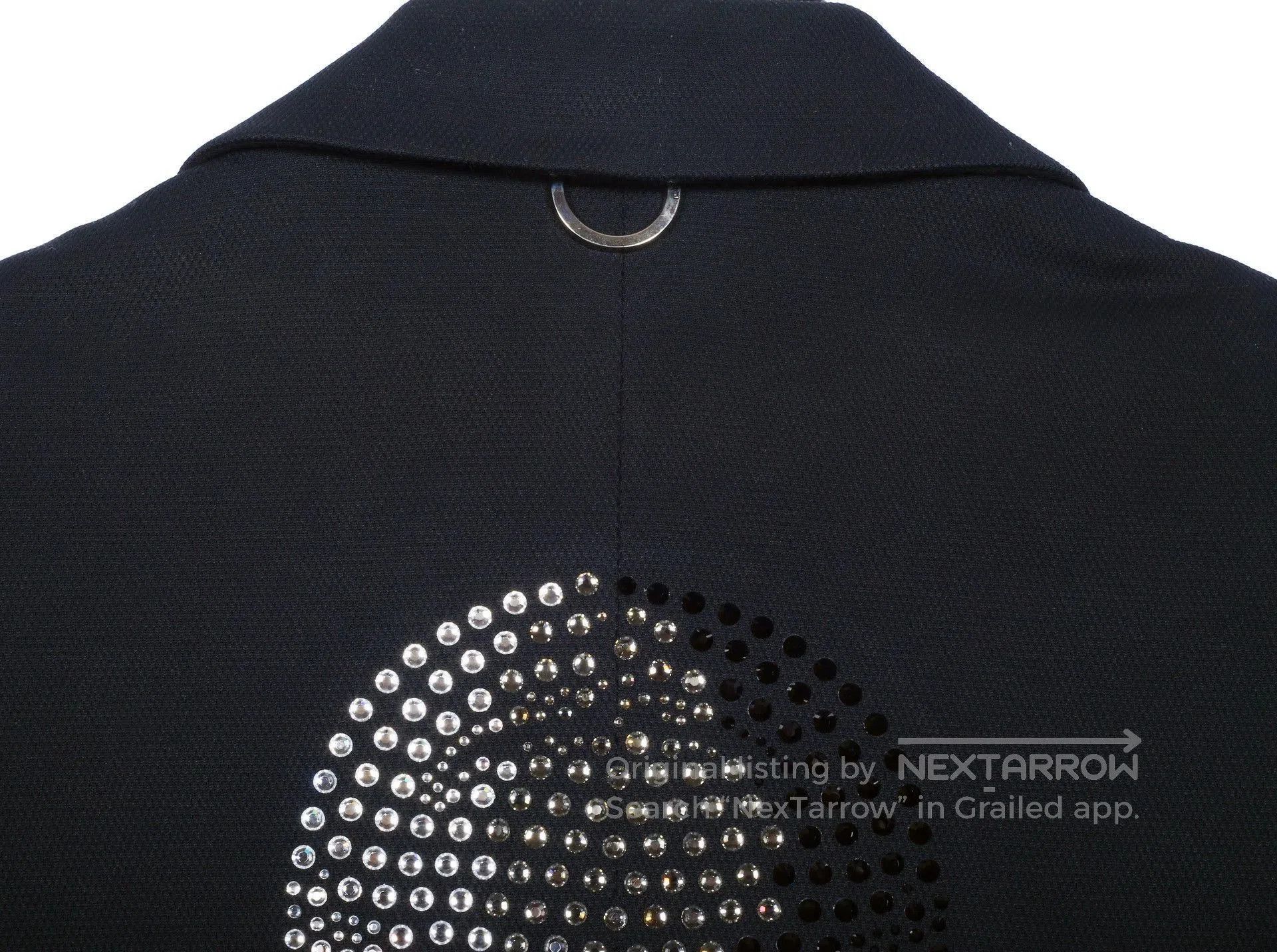 Mastermind Japan Black Skull & Cross Guns Crystal-Embellished Blazer. Size US M / EU 48-50 / 2 - 6 Thumbnail