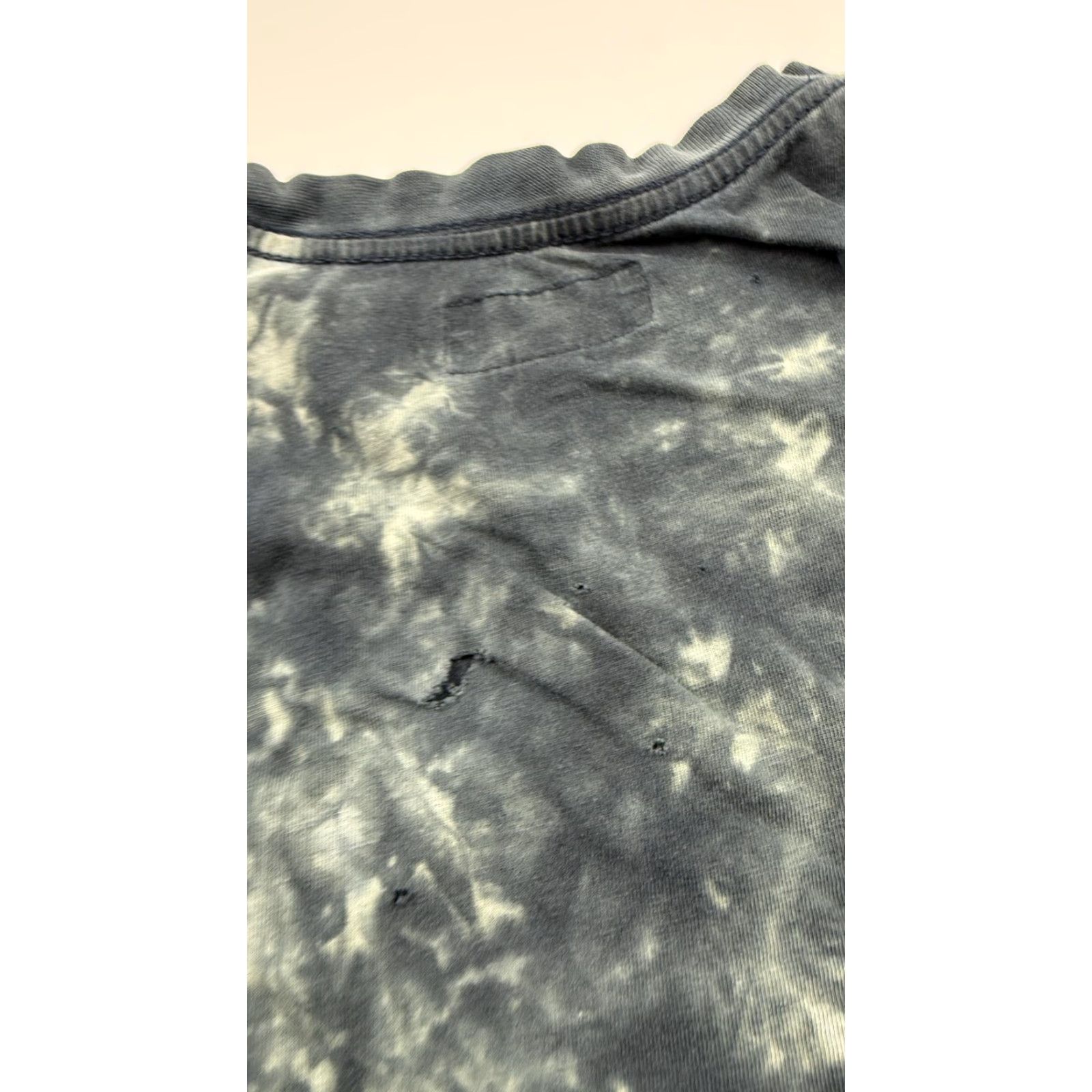 Vintage Ekumenik Shirt Mens Small Black Gray Tie Dye Short Sleeve Crewneck Tee Distressed Casual Streetwear Graphic Patch Size US S / EU 44-46 / 1 - 5 Thumbnail