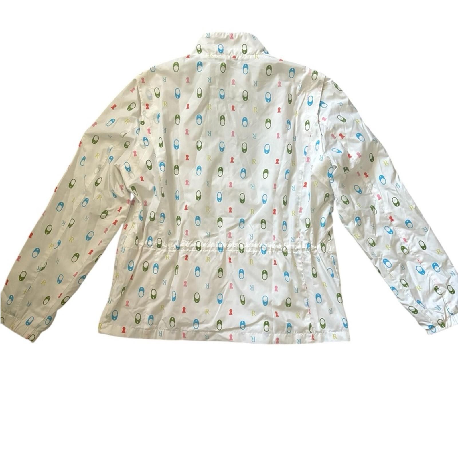 Renoma Renoma Sports Half Zip Multicolor Logo Print Jacket White Size S / US 4 / IT 40 - 10 Thumbnail