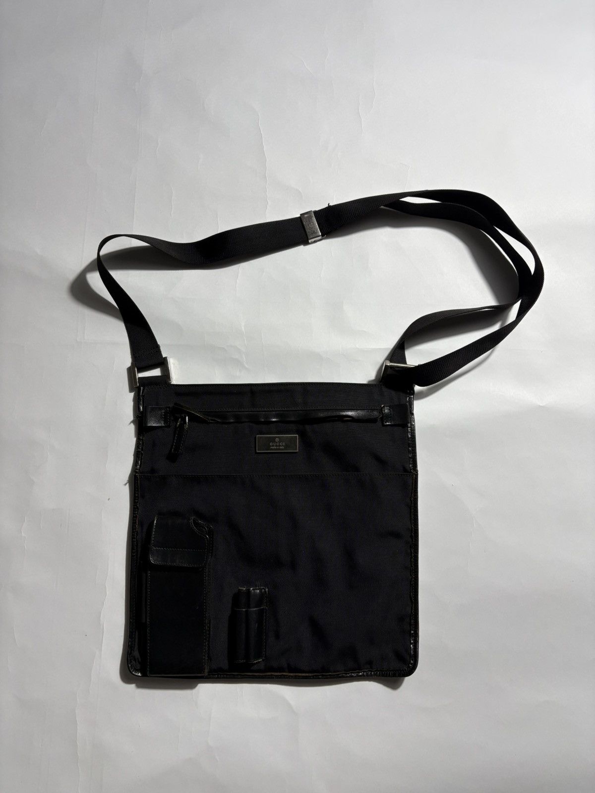 Gucci VINTAGE GUCCI CANVAS CROSSBODY BAG Size ONE SIZE - 1 Thumbnail