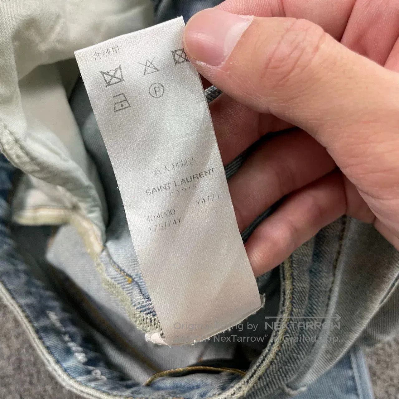Saint Laurent Paris saint laurent ripped distressed denim pants. Size US 36 / EU 52 - 5 Thumbnail