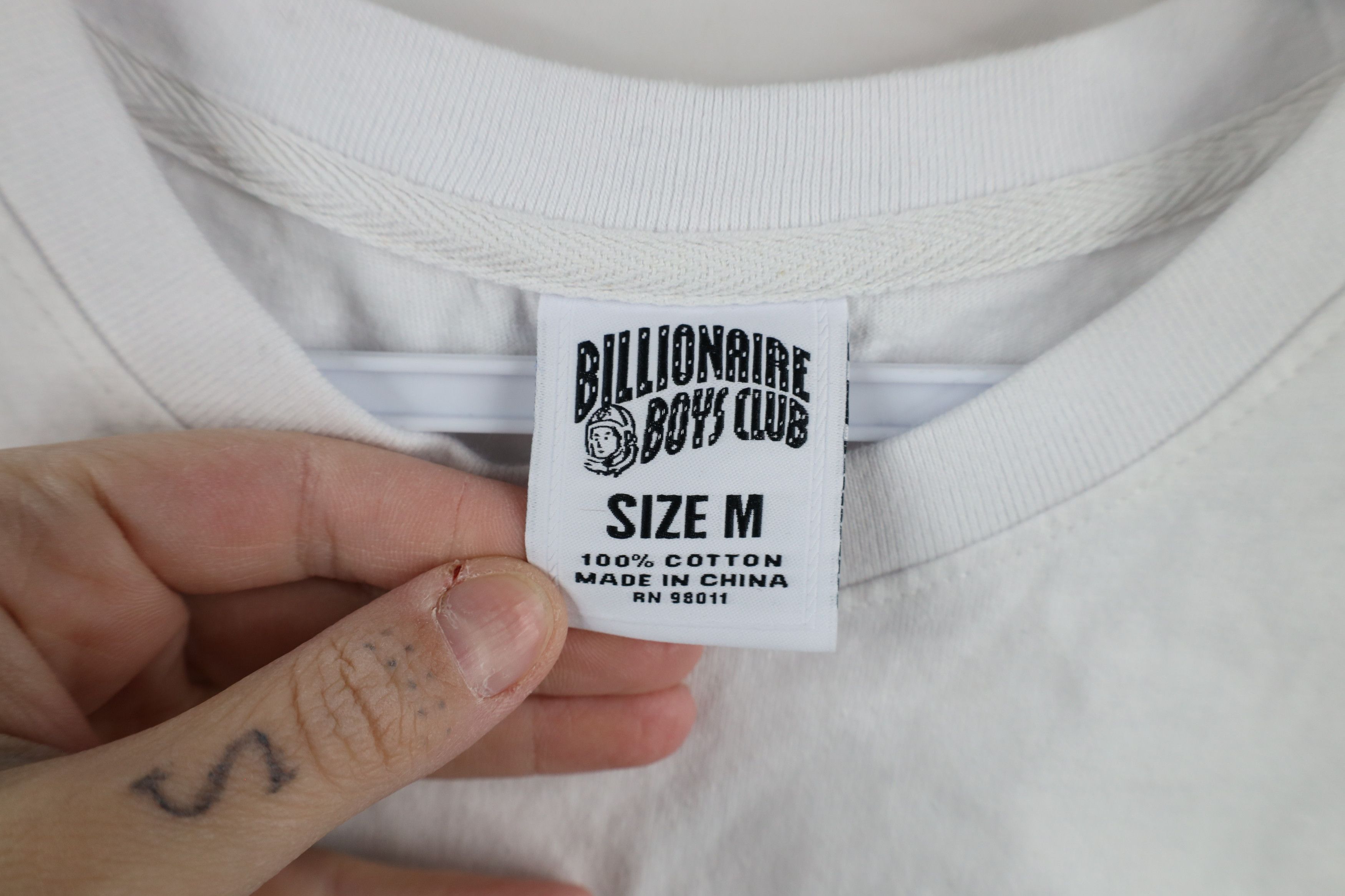 Billionaire Boys Club × Vintage Billionaire Boys Club BBC Spaceman Rainbow T-Shirt White Size US M / EU 48-50 / 2 - 7 Thumbnail