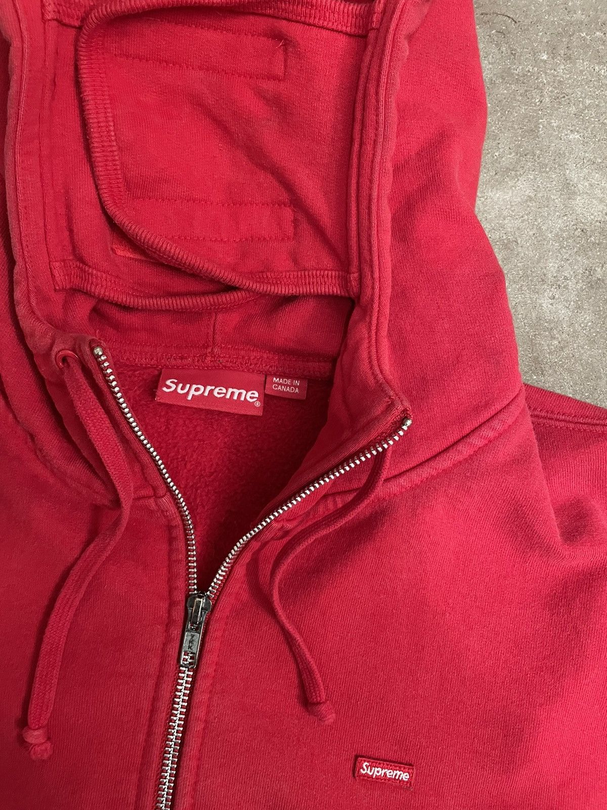 Supreme Supreme Small Box Face-mask Zip Up Hoodie | Grailed