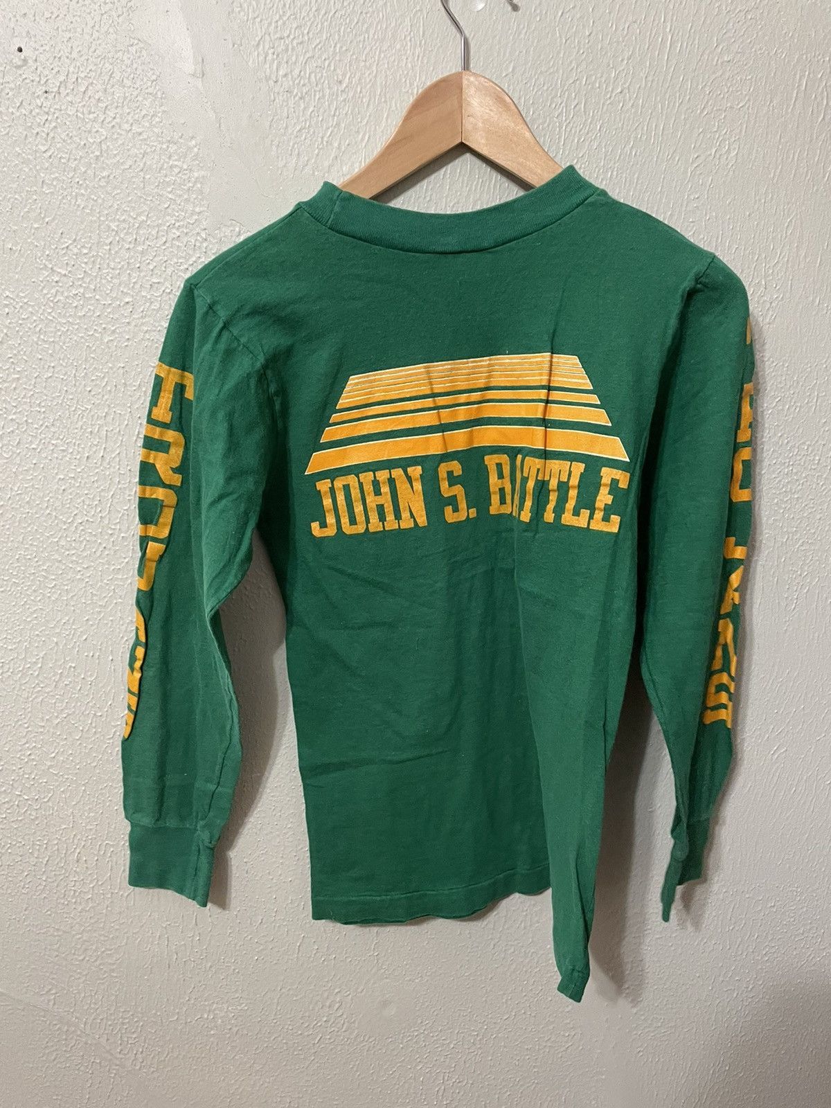 Vintage Vintage Blue Bar John Trojan Longsleeve Size US XXS / EU 40 - 1 Thumbnail