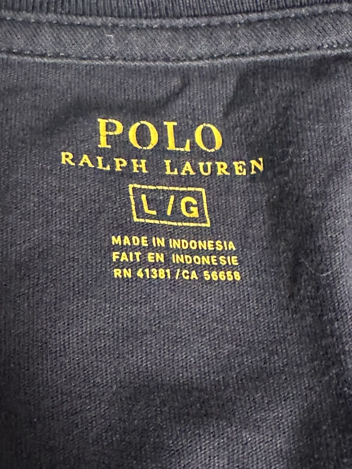 Polo Ralph Lauren Polo Ralph Lauren cotton high V-neck long sleeve t-shirt Size US L / EU 52-54 / 3 - 5 Thumbnail