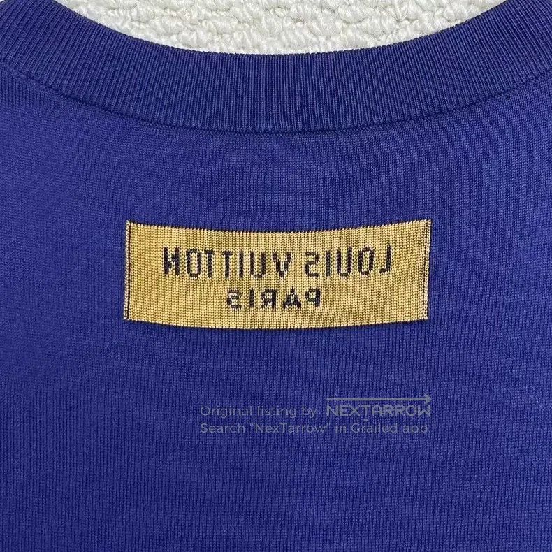 Louis Vuitton Louis Vuitton Blue embroidered embossed monogram logo knit Size US M / EU 48-50 / 2 - 5 Thumbnail