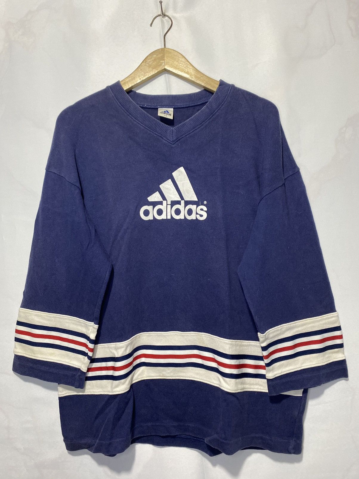 Adidas × Vintage Vintage Adidas sweatshirt men’s Size US L / EU 52-54 / 3 - 2 Thumbnail