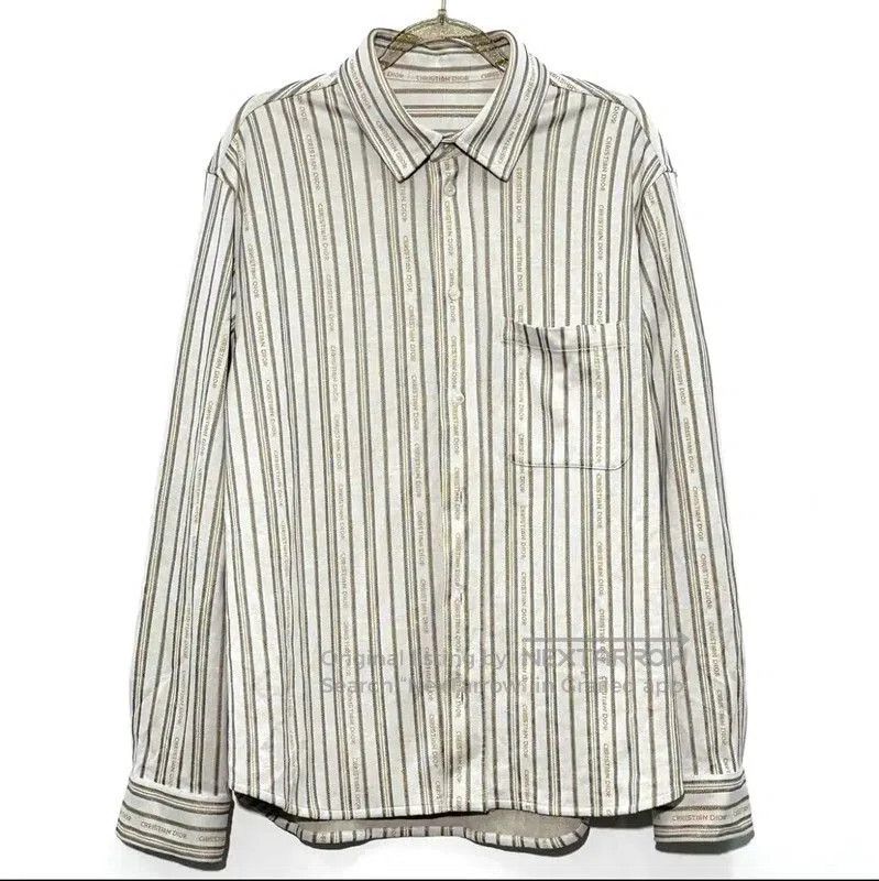 Dior Dior Men's Silk Blend Long Sleeve Shirt . Size US M / EU 48-50 / 2 - 2 Thumbnail