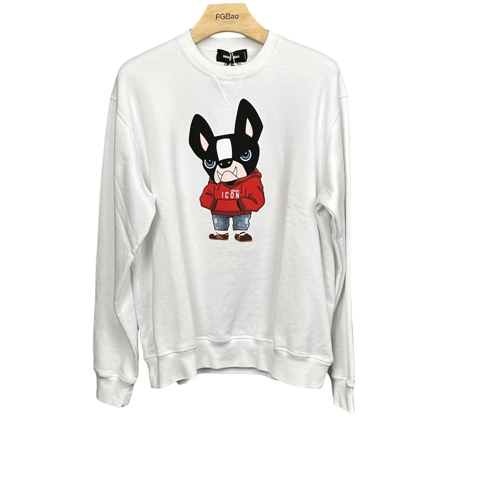 Dsquared2 Dsquared2 French Bulldog Graphic Sweatshirt XL Size US XL / EU 56 / 4 - 1 Thumbnail