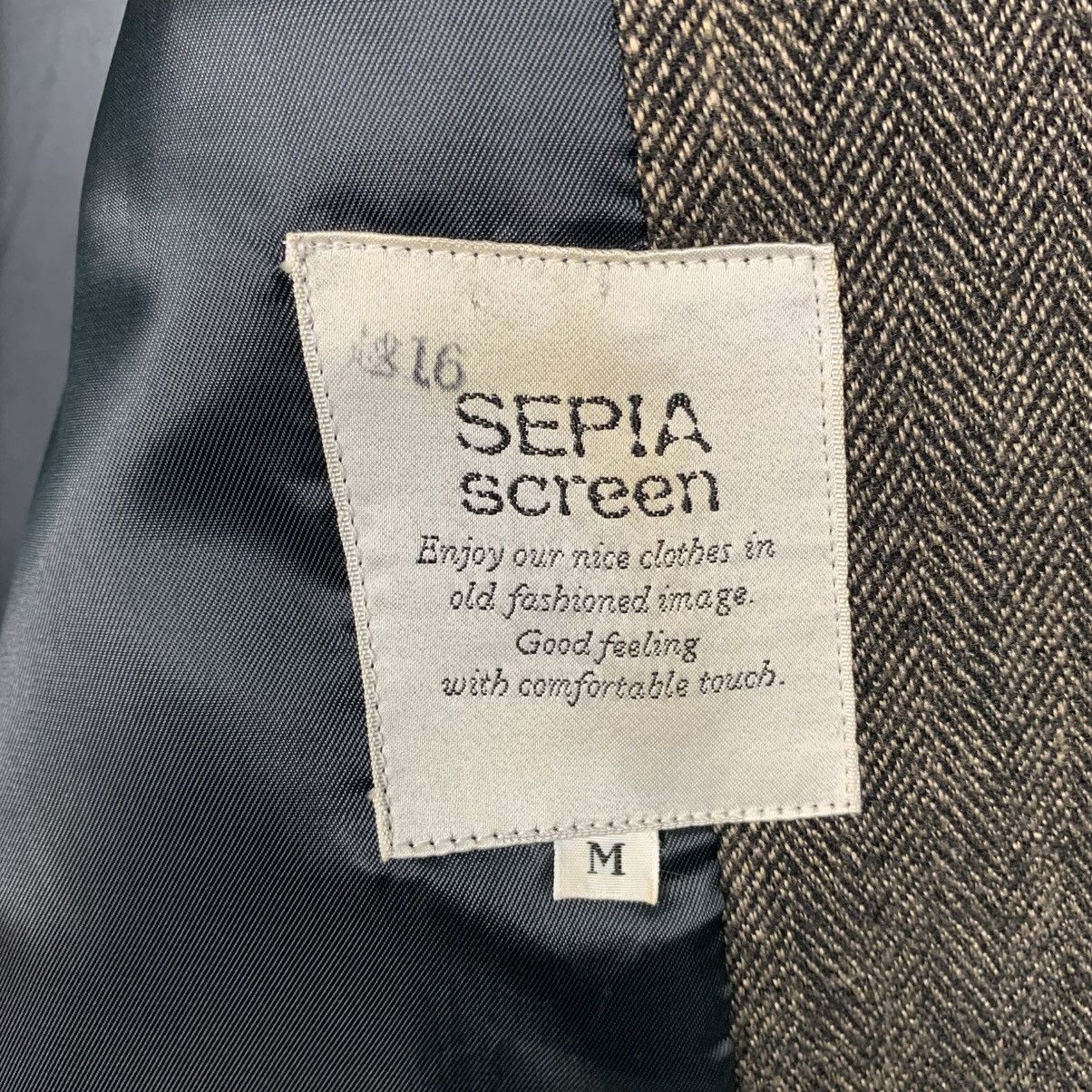 Japanese Brand Sephia Screen Herringbone Jacket Size US M / EU 48-50 / 2 - 15 Thumbnail