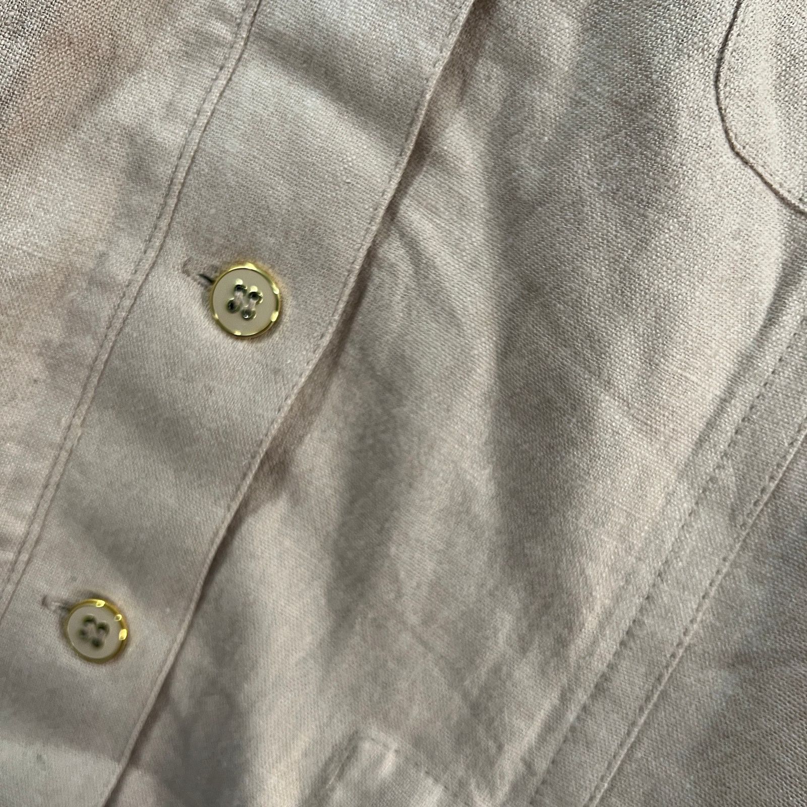 Other GRAVER Susan Graver Pure Linen Blend Jacket Warm Size XL / US 12-14 / IT 48-50 - 10 Thumbnail