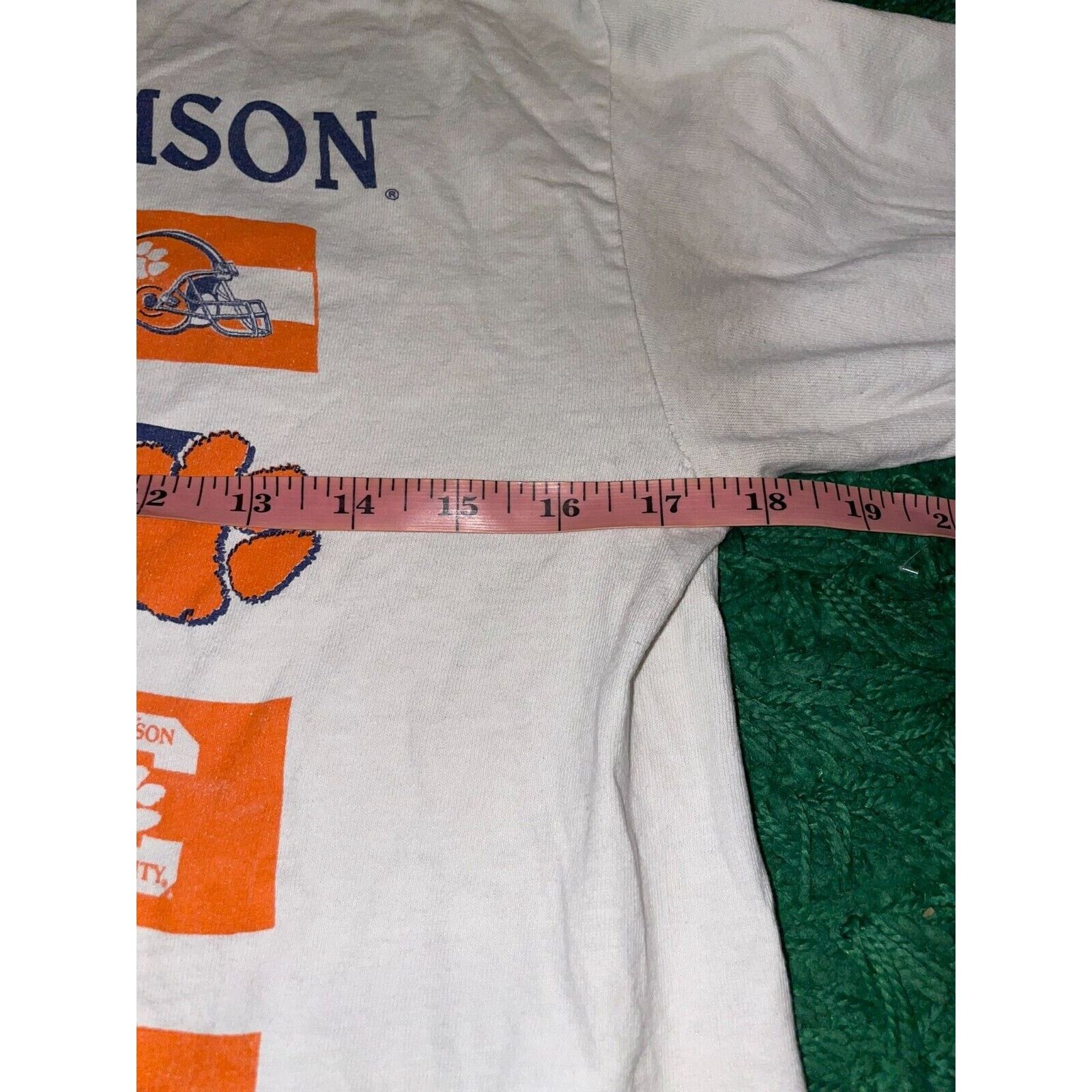 NCAA Vintage Clemson Long Sleeve Shirt Flags of College Tee Small Size US S / EU 44-46 / 1 - 11 Thumbnail