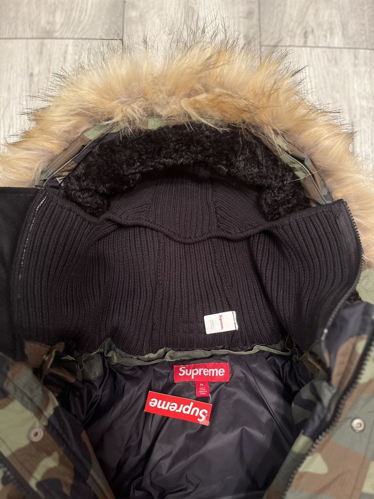 Supreme Supreme FW25 Face Mask 700 Fill Down Puffer Jacket Camo Size US M / EU 48-50 / 2 - 7 Thumbnail