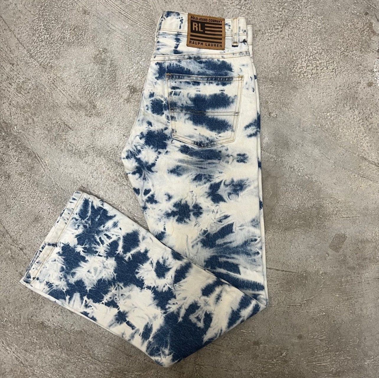 Polo Ralph Lauren Vintage Polo Ralph Lauren Jeans Co. Bleach Denim Jeans Size US 30 / EU 46 - 1 Thumbnail