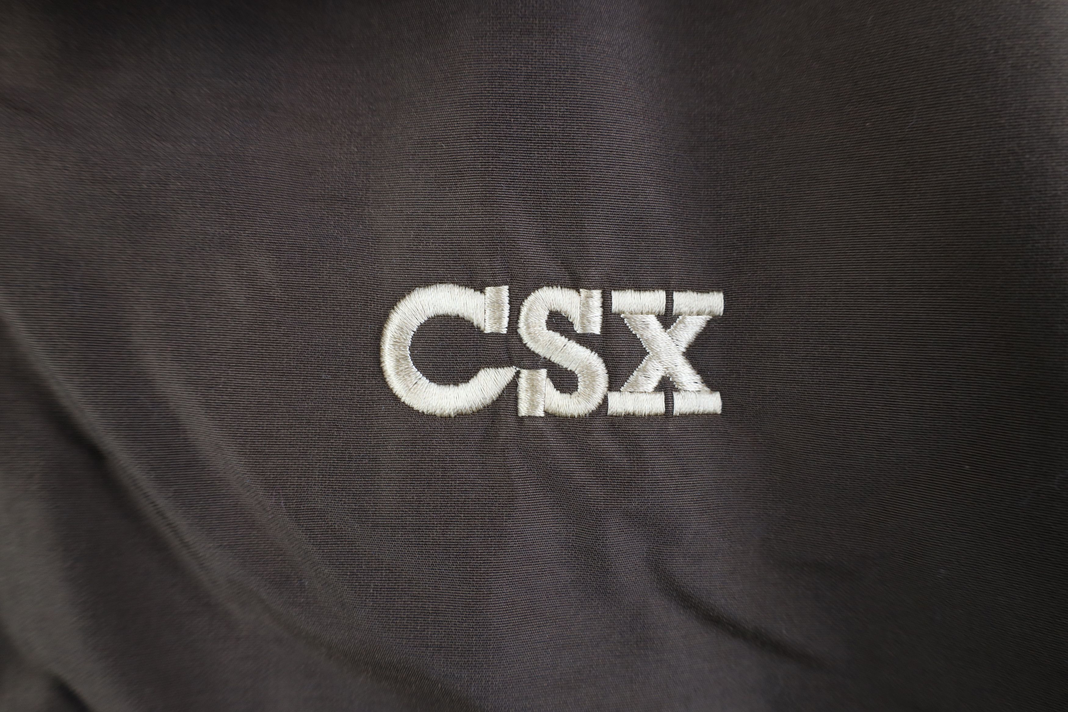 Vintage Vintage Fleece Lined CSX Transportation Bomber Jacket Brown Size US XL / EU 56 / 4 - 4 Thumbnail