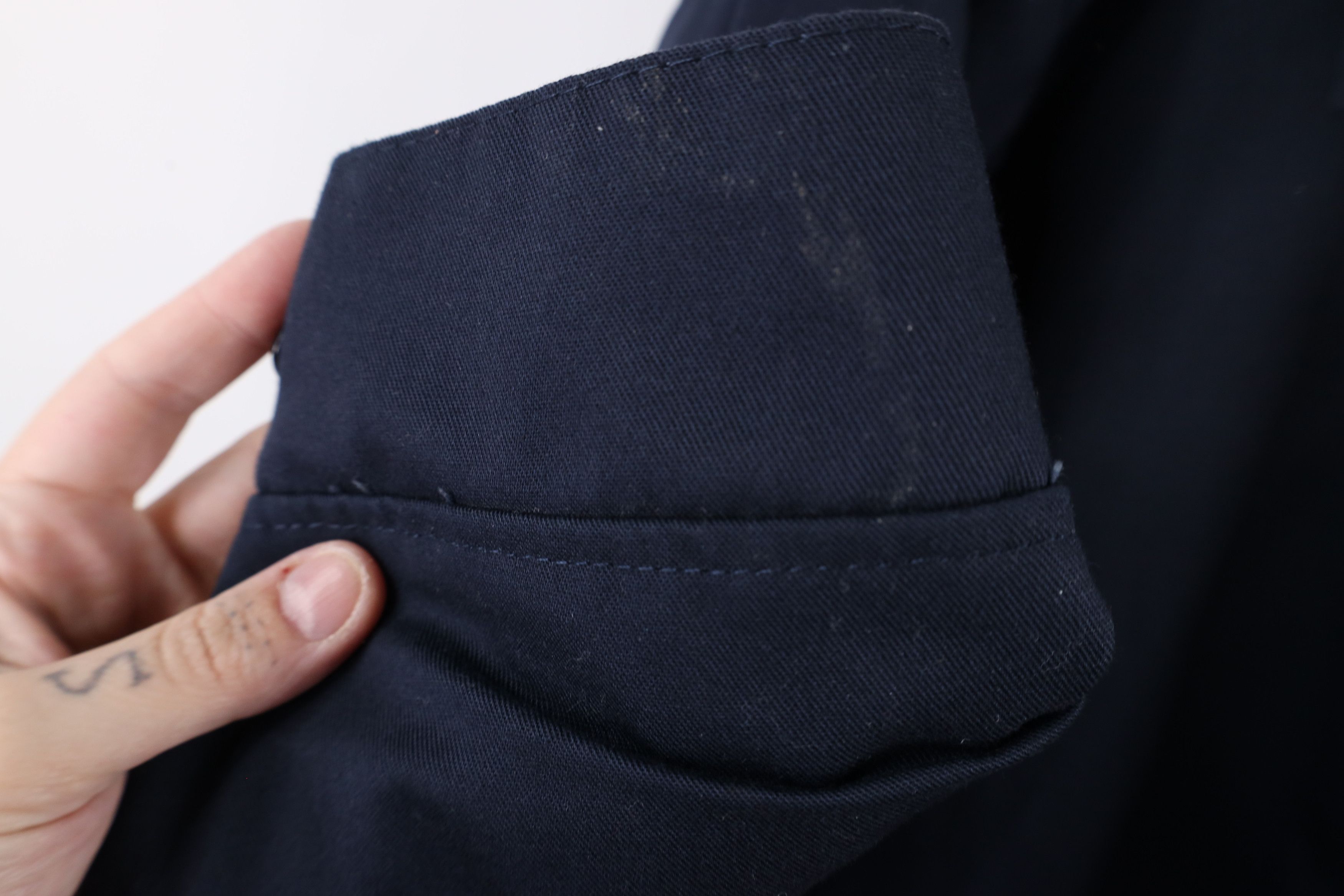 Vintage Vintage 90s Streetwear Workwear Mechanic Jacket Navy Blue Size US XL / EU 56 / 4 - 5 Thumbnail