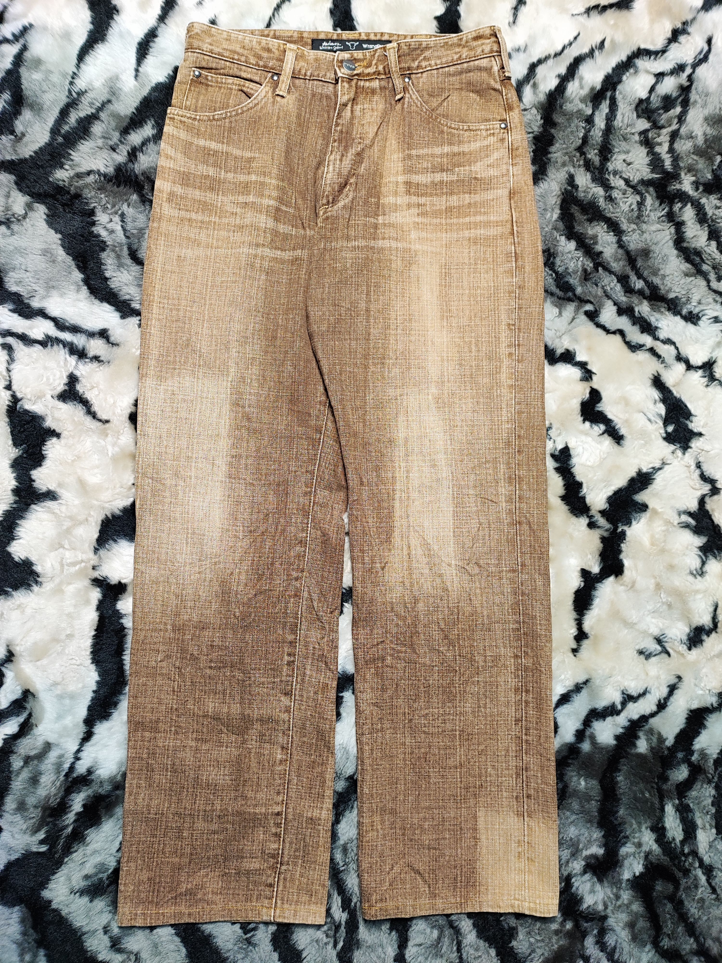 Japanese Brand × Wrangler Rusty Jeans Wrangler Distress Size US 30 / EU 46 - 2 Thumbnail