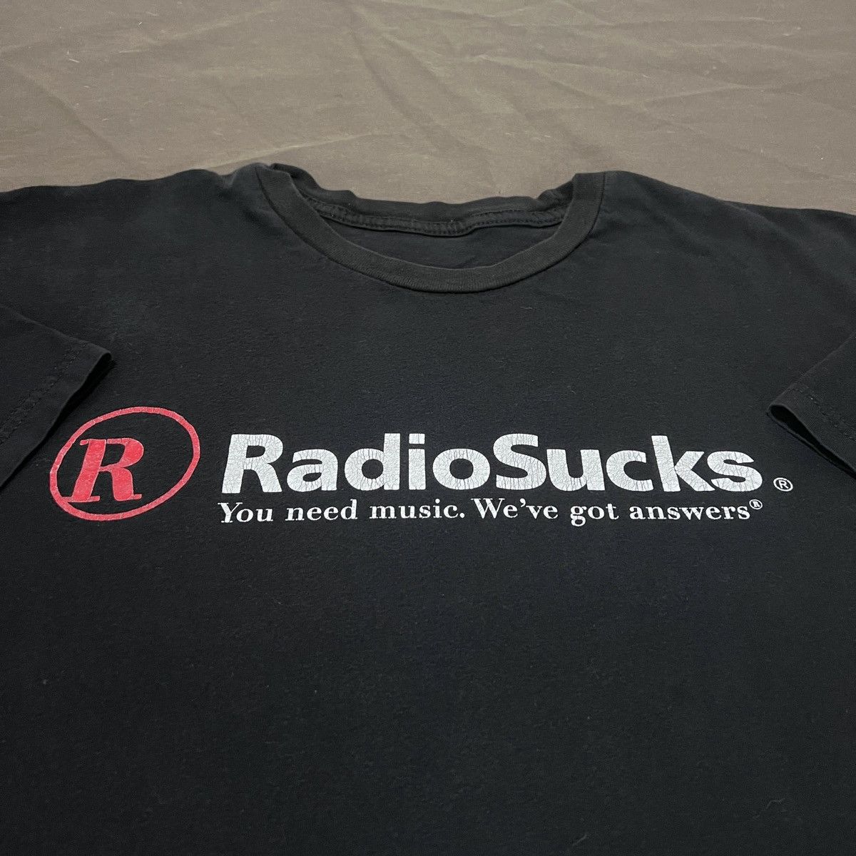 Rap Tees Vintage Y2K Radio Sucks DJ Jazzy Jeff Tee XL Hiphop R&B Size US XL / EU 56 / 4 - 1 Thumbnail