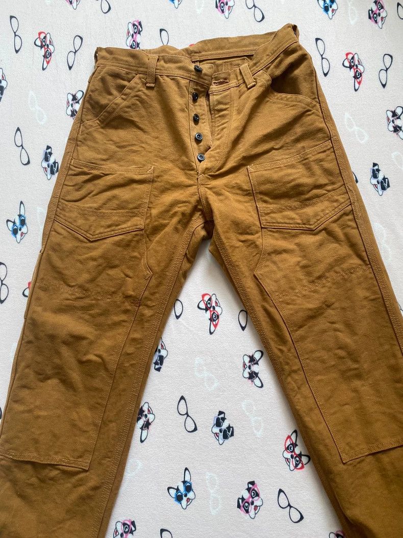 Freewheelers Freewheelers Brown Canvas Pants Size 30 Size US 30 / EU 46 - 1 Thumbnail