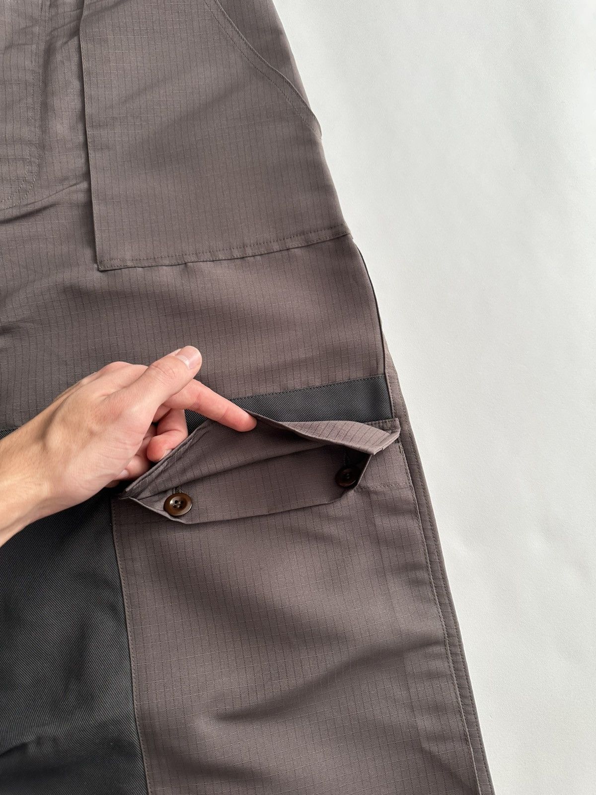 Acne Studios Acne Studios Wide Ripstop Cargo Work Pants Size US 30 / EU 46 - 10 Thumbnail