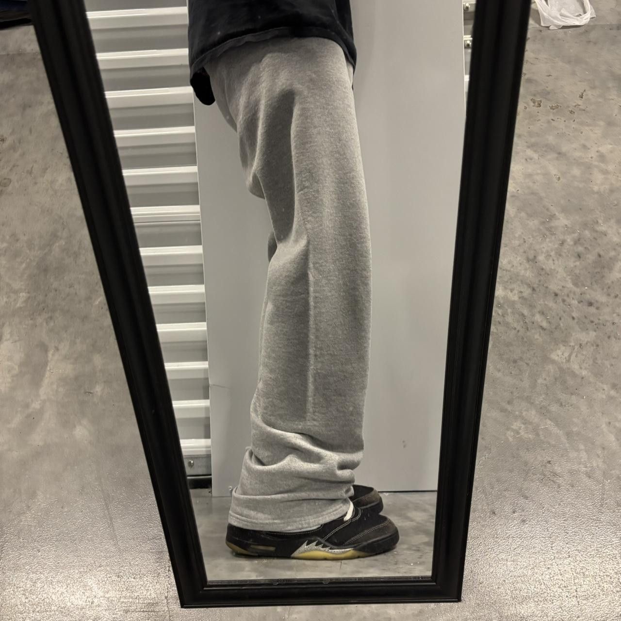 Japanese Brand × Vintage Crazy Vintage Y2K/2000s Light Grey Skater Essential Sweatpants! Size US 32 / EU 48 - 2 Thumbnail