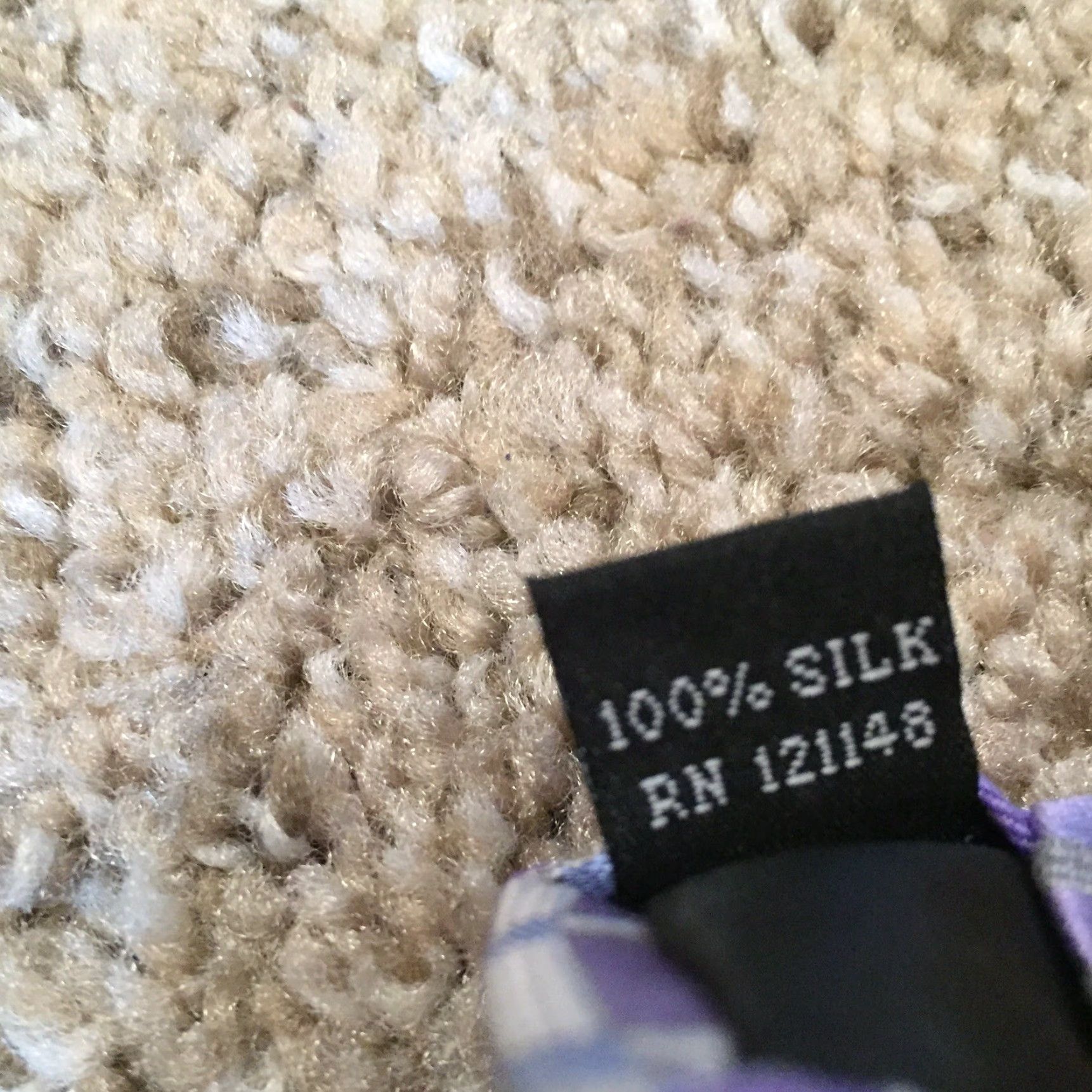 Kenneth Cole Kenneth Cole Reaction Purple Check 100% Silk Neck Tie Size ONE SIZE - 5 Thumbnail