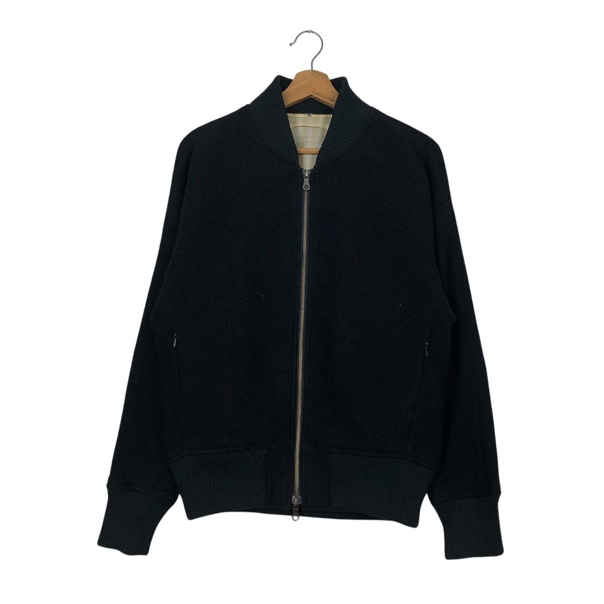 Japanese Brand 🔥VINTAGE WOOL BOMBER JACKET BOYCOTT ISSEY MIYAKE Size US M / EU 48-50 / 2 - 3 Thumbnail