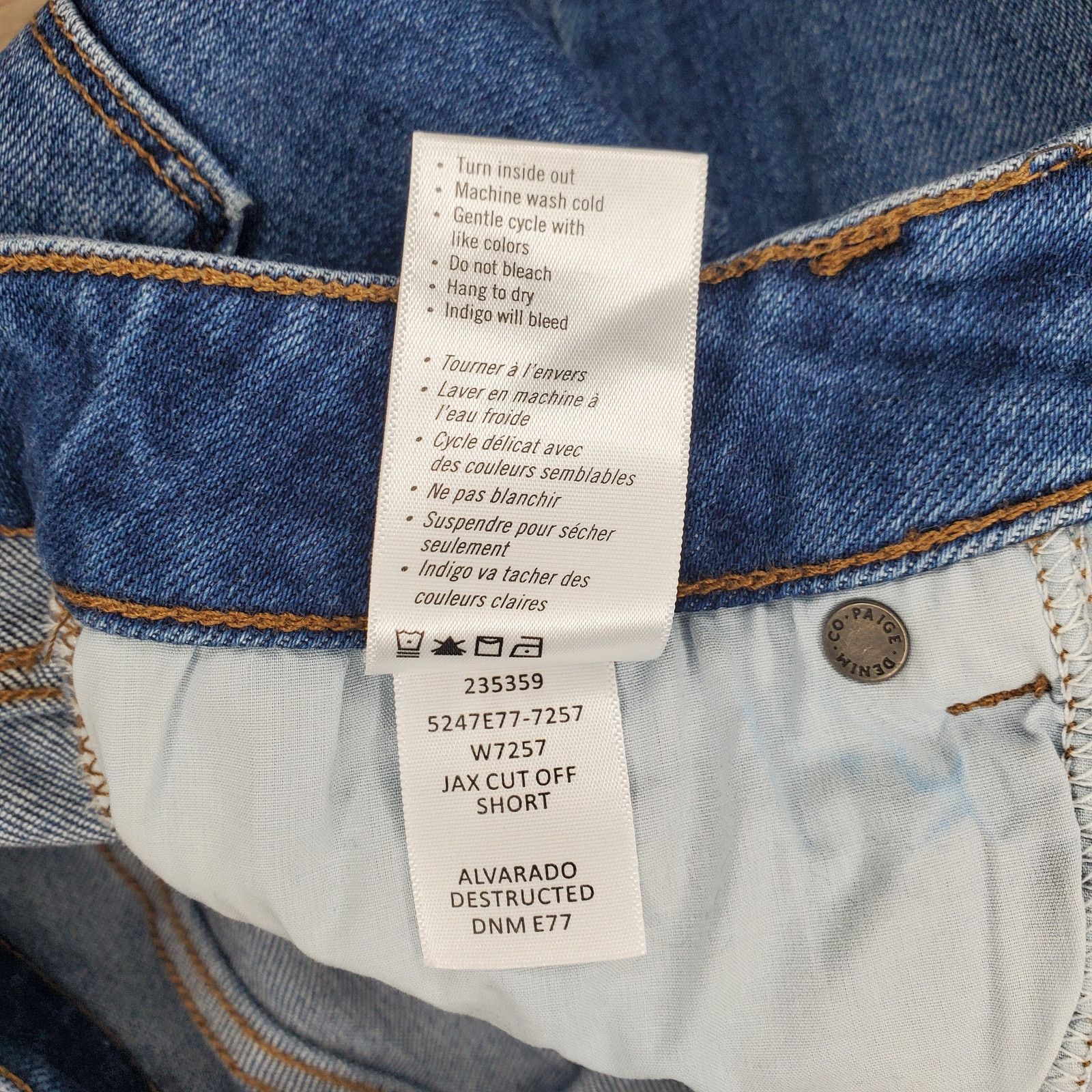 Paige Paige Jax Denim Shorts 25 / 0 Size 25" / US 0 / IT 36 - 5 Thumbnail