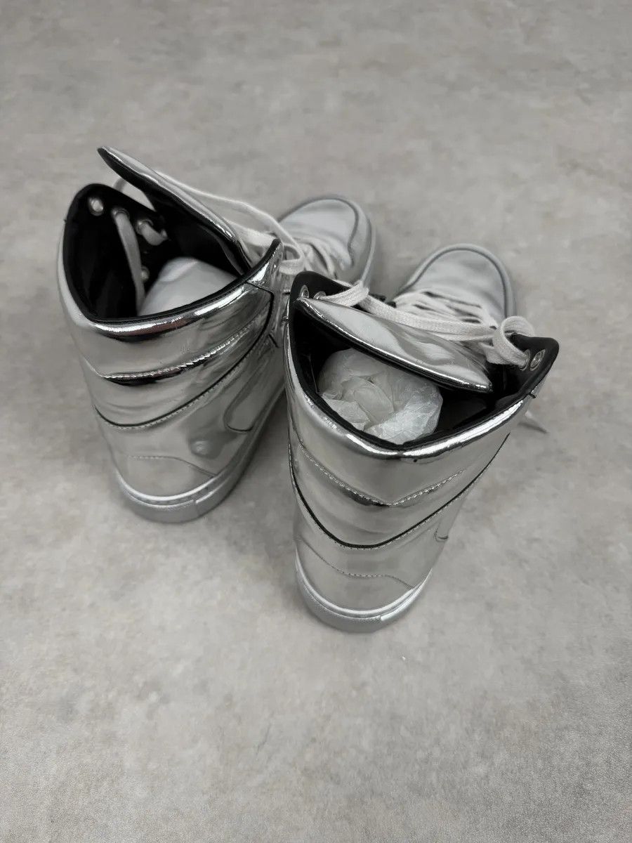 Balenciaga Balenciaga City Patent Grey Silver Mirror High Sneakers Size US 7.5 / EU 40-41 - 7 Thumbnail