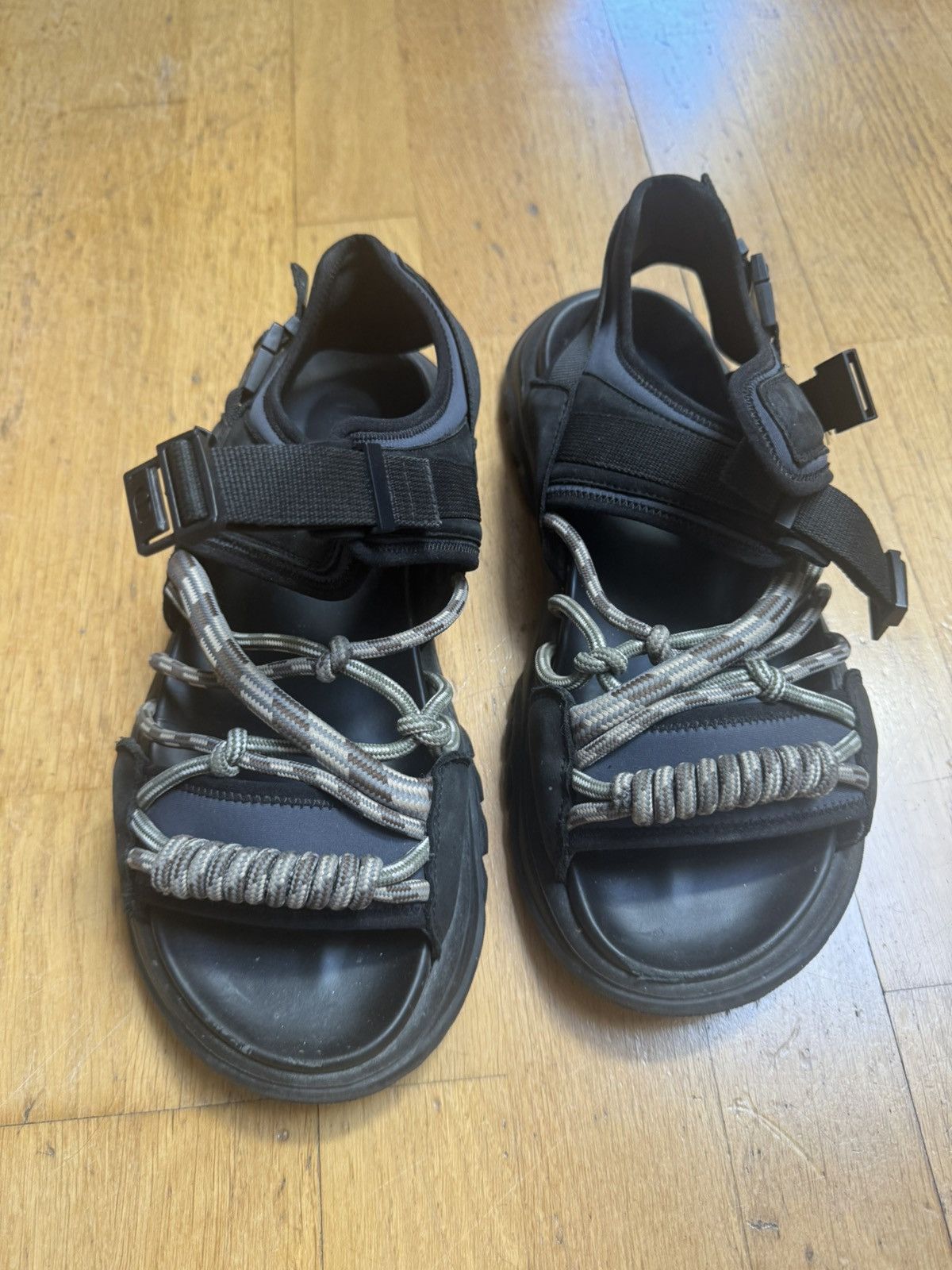Dior Rubber Sole H-Town Rope Sandals Size US 9.5 / EU 42-43 - 3 Thumbnail
