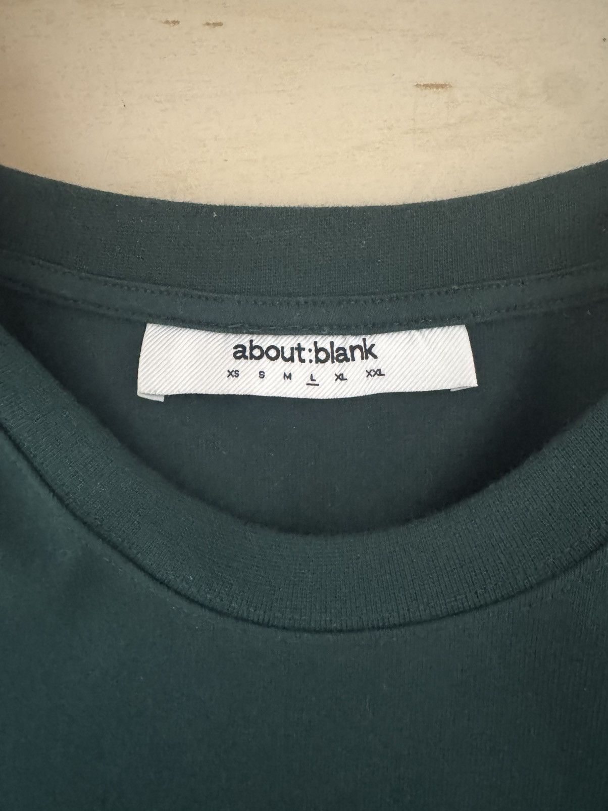 About:Blank About:Blank Arched Logo Tee - Epsom Green Size US L / EU 52-54 / 3 - 5 Thumbnail