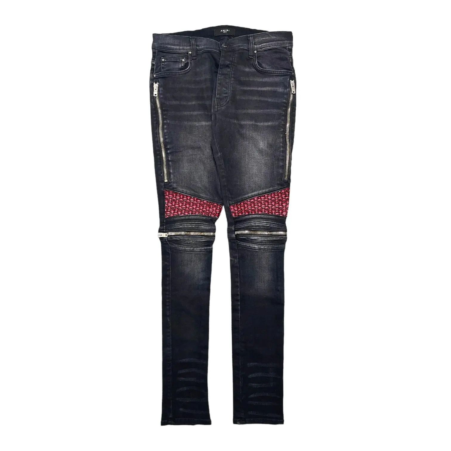 Amiri Amiri MX2 "Velvet PJ" Patch Black Jeans Size US 30 / EU 46 - 1 Preview