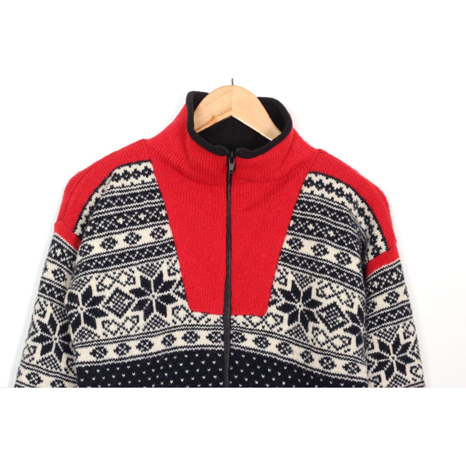 Vintage VINTAGE NORDLYS Jacket Men XS Fair Isle Lined Wool Mid-Length Multicoloured Wool Zip Regular Casual Size US XS / EU 42 / 0 - 3 Thumbnail