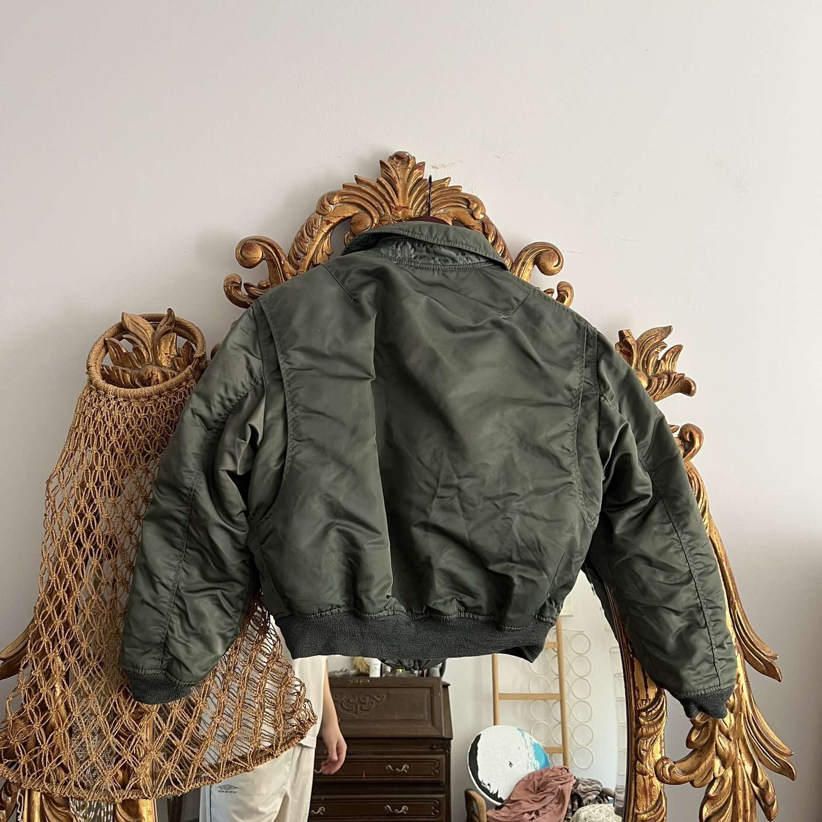 Vintage MA-1 Vintage Bomber Jacket Flyers Intermediate Sz XS Size XS / US 0-2 / IT 36-38 - 2 Thumbnail