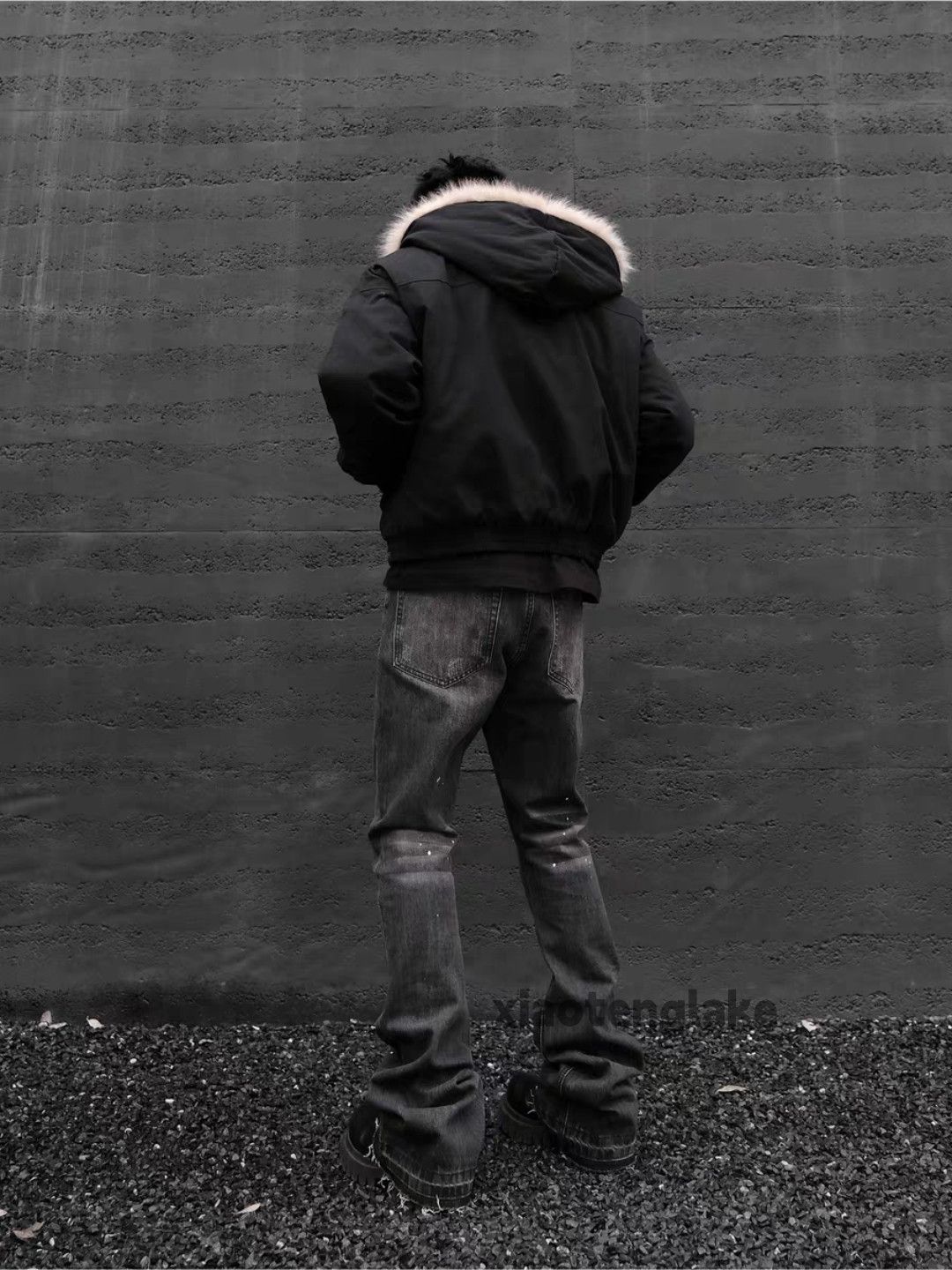 Jean × Vintage washed faded cleanfit yuppie paint grunge bootcut jeans Size US 30 / EU 46 - 4 Thumbnail
