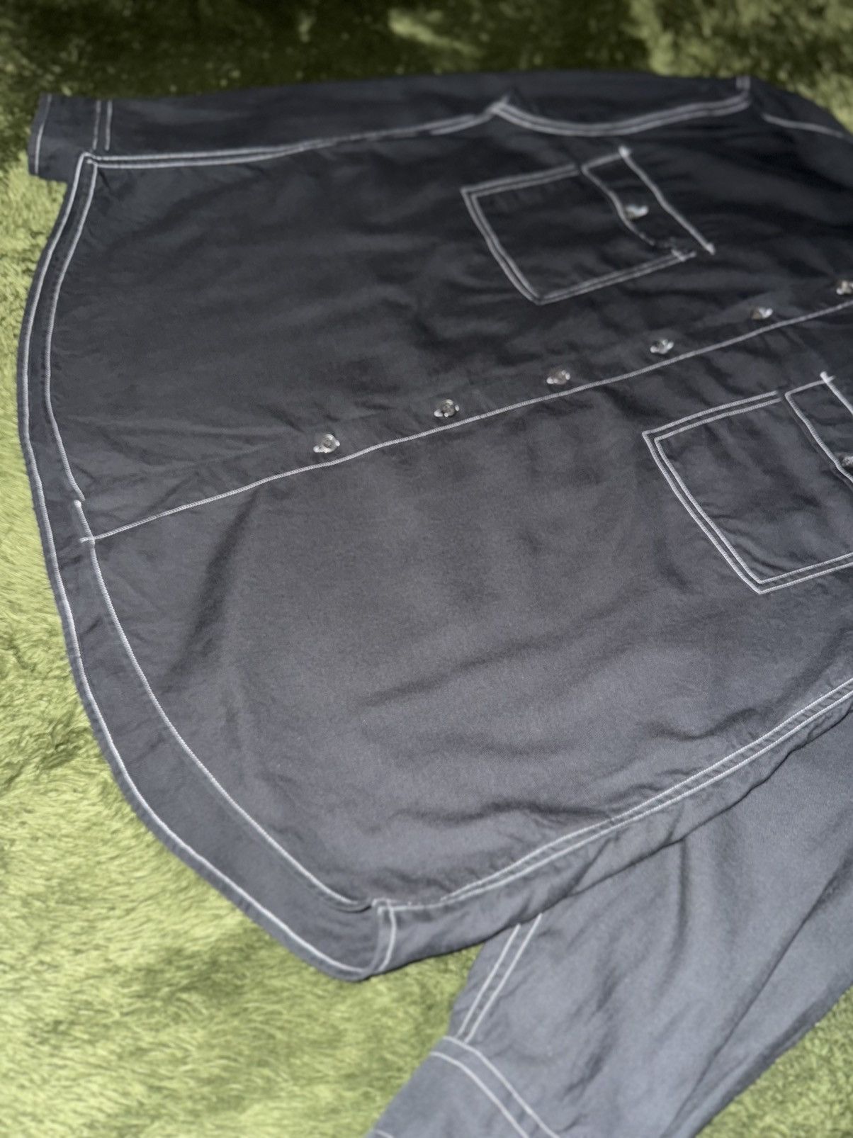 Japanese Brand [2] 8division x Brownyard Collaboration Tencel Stitch Shirt Size US XL / EU 56 / 4 - 5 Thumbnail
