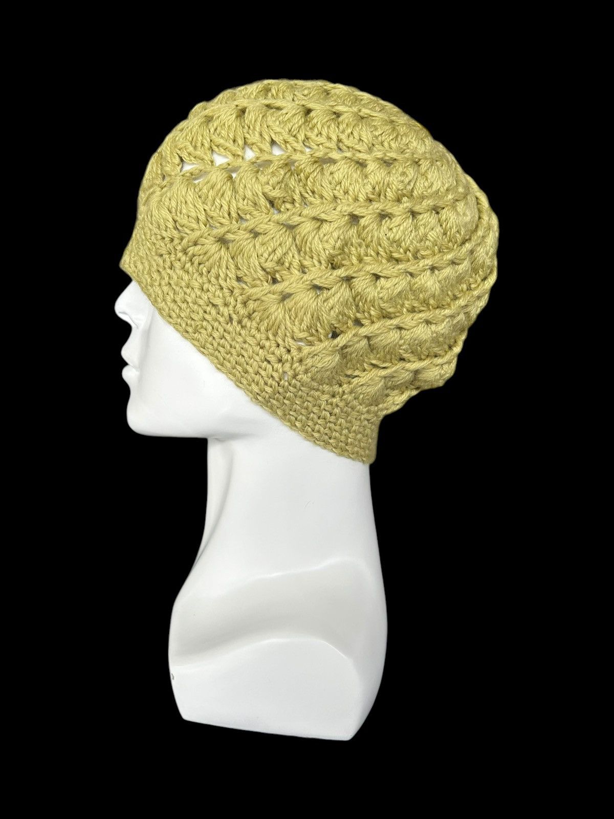 Japanese Brand × Kapital × Vintage Crochet Knitted Handmade Beanie Hats ☠️☠️ Size ONE SIZE - 1 Thumbnail