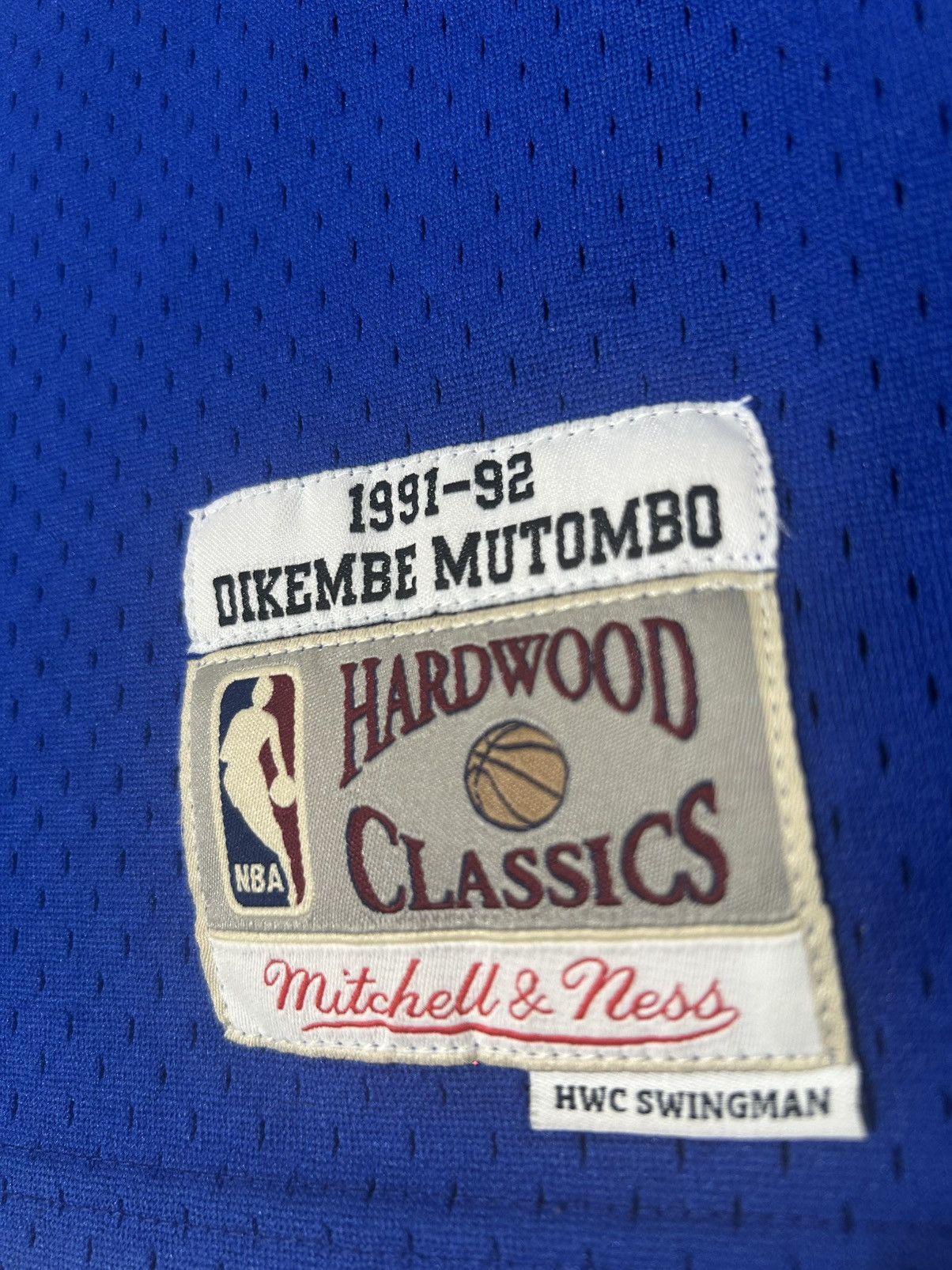 Mitchell & Ness Mitchell & Ness 91-92 Dikembe Mutimbo Jersey Size US M / EU 48-50 / 2 - 4 Thumbnail