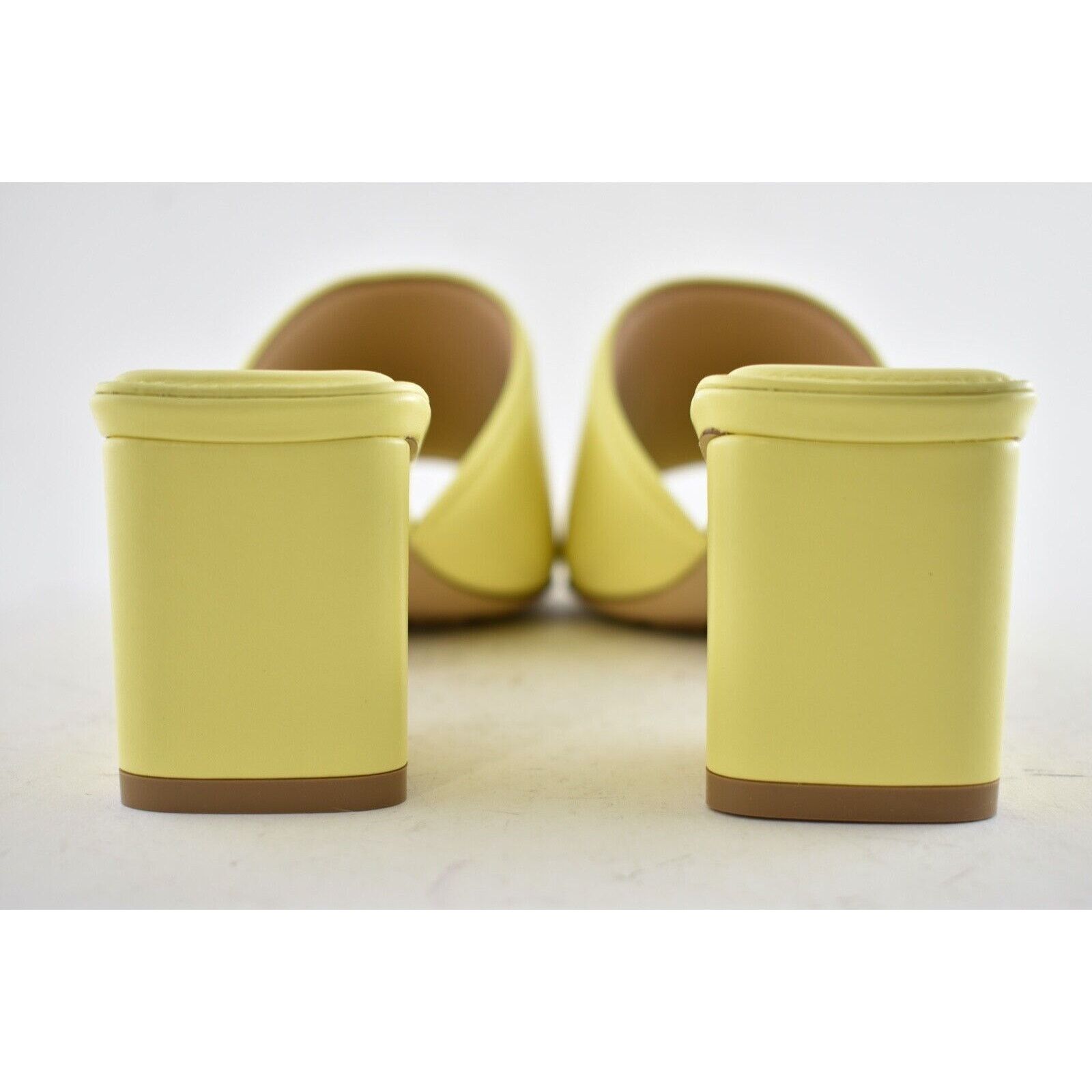 Bottega Veneta Bottega Veneta Band Lemonade Yellow Leather Sandal Size US 8 / IT 38 - 11 Thumbnail